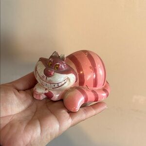 Disney Pink and White Cheshire Cat Figurine